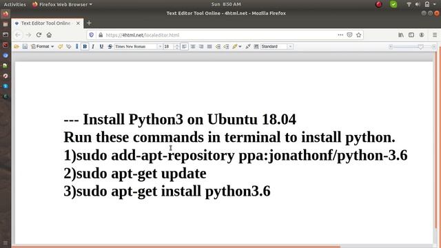 How to Install Python 3.6 on Ubuntu 18.04 смотреть онлайн