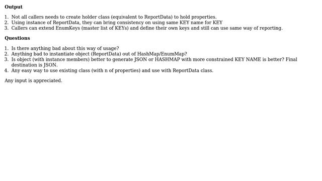 HashMap versus Object s Which one is better to finally generate JSON output with KEY and VALUE смотреть онлайн