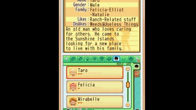 Harvest Moon: Sunshine Islands - Summer 2, Year 1 - Villager Guide (part 1 of 3) смотреть онлайн