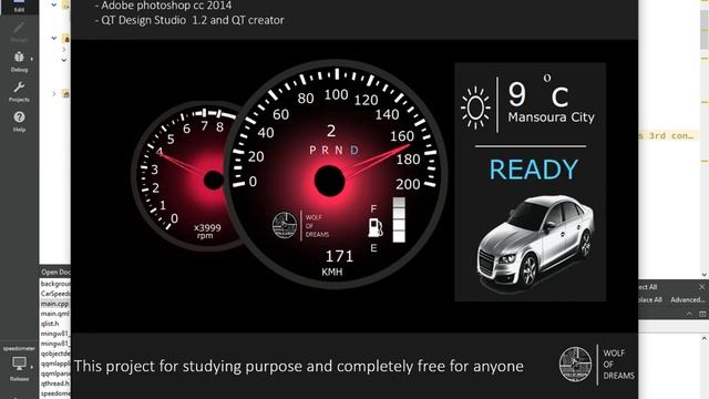 Car Speedometer Using c++Qt5 смотреть онлайн