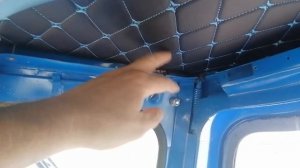 Т-40/ шумоизоляция кабины/ Потолок натянул, ламинат уложил)) 2-часть