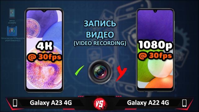 Samsung Galaxy A23 vs Samsung Galaxy A22 смотреть онлайн