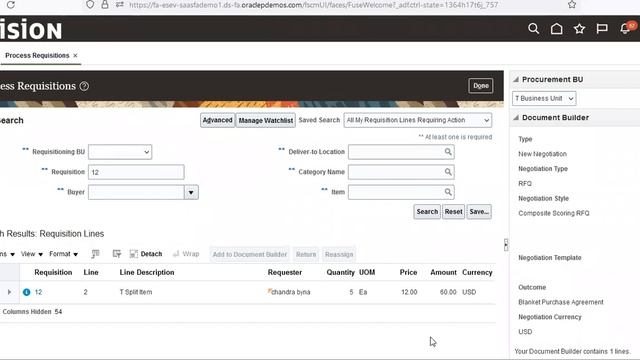 Creating BPA (using Negotiations feature) from One Requisition смотреть онлайн