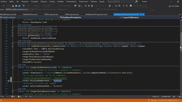 WPF VB.NET+SQL SME 06 DisplayMemberPath o SelectedValuePath en ComboBox смотреть онлайн