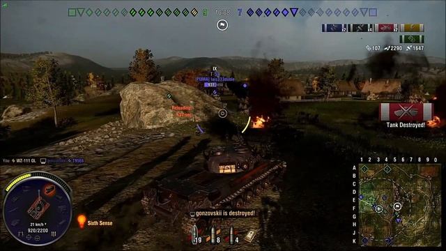 WOT Console II GIVEAWAY + First Experience (WZ 111 Qilin Gameplay) смотреть онлайн