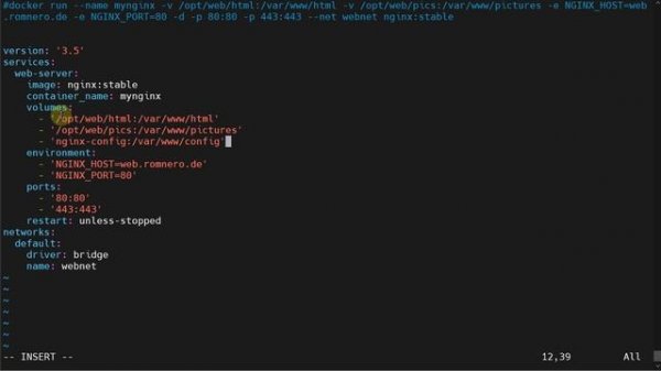 08-Docker-COMPOSE. Простой запуск контейнеров.