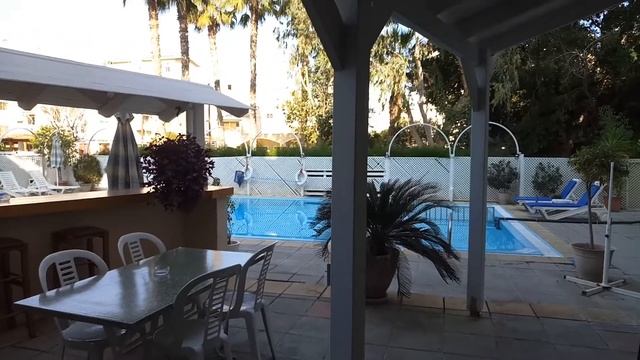 Отель San-Remo  на Кипре в Ларнаке - часть 1 Cyprus Larnaca San Remo Hotel - part 1
