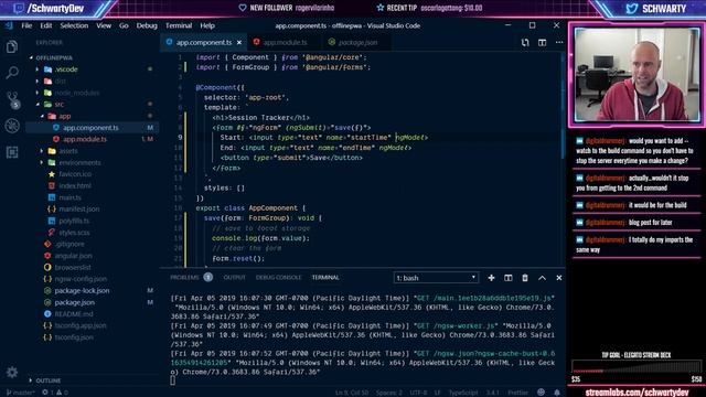 Building a simple Angular PWA to work with data while offline. смотреть онлайн