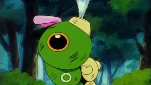 Ash's Caterpie Evolves Into Metapod HD смотреть онлайн
