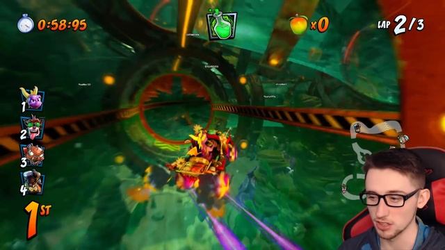 Crash Team Racing but I made the whole lobby rage quit смотреть онлайн