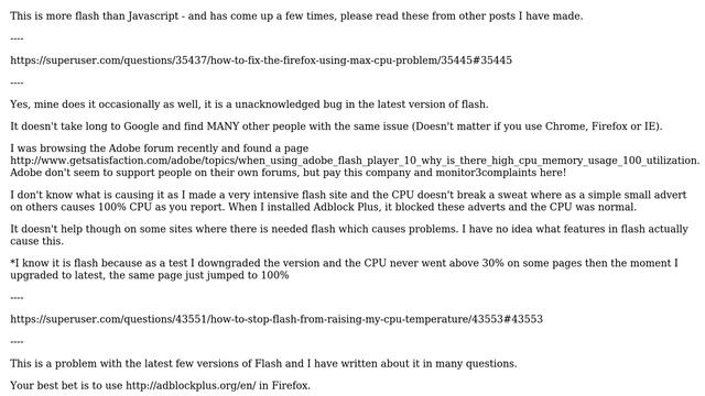 How to prevent flash and javascript from consuming my CPU? (2 Solutions!!) смотреть онлайн
