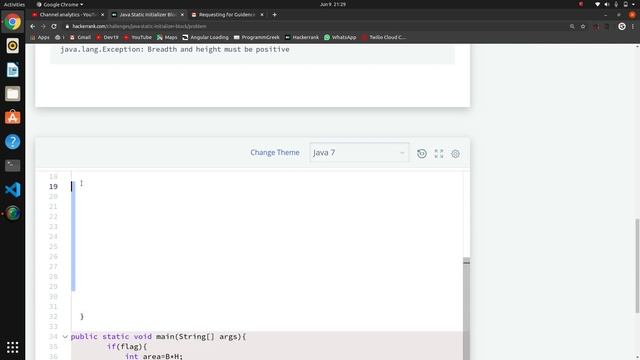 #10 Static Initializer Block | Hackerrank Java Solutions смотреть онлайн