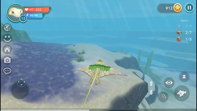 Растим маленького скатика 🍁 WildCraft Мир океана смотреть онлайн