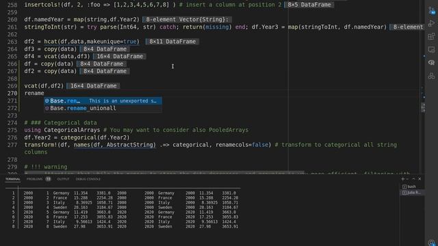 SPMLJ 02 JULIA2 1C Data Wrangling Part C Edit data and structure смотреть онлайн
