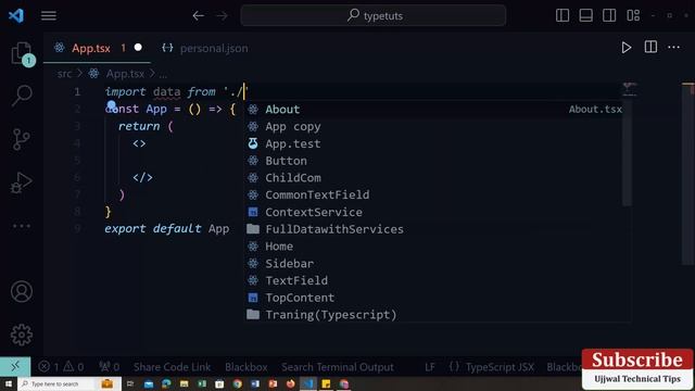 React JS Tutorial - Basic to Advance ? How to Import a JSON file in TypeScript смотреть онлайн