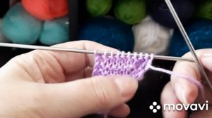 Урок 2. Бактус спицами для начинающих.