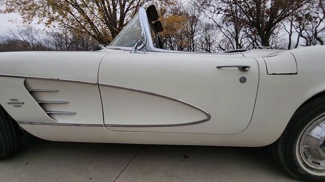 1961 Chevrolet Corvette Convertible 283ci 2 Speed Powerglide For Sale Mad Muscle Garage смотреть онлайн