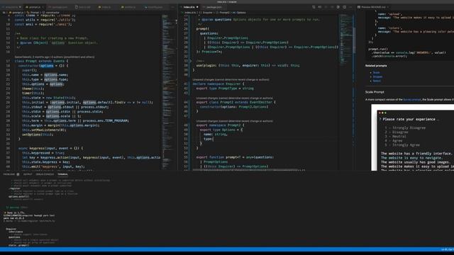 [typescript] add types to enquirer смотреть онлайн