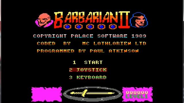 Barbarian II The Dungeon Of Drax - Amstrad GX4000 - emulador Arnold - probado en Windows 7 x64 смотреть онлайн