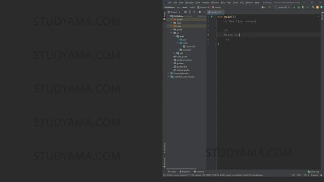 Kotlin Tutorial Programming Language | Base Course | Lesson 2 | Comments in Kotlin смотреть онлайн