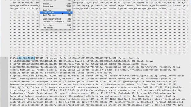 Sublime Text Tutorial: Extracting DSpace item ids from large CSV files for batch withdraw or expung смотреть онлайн
