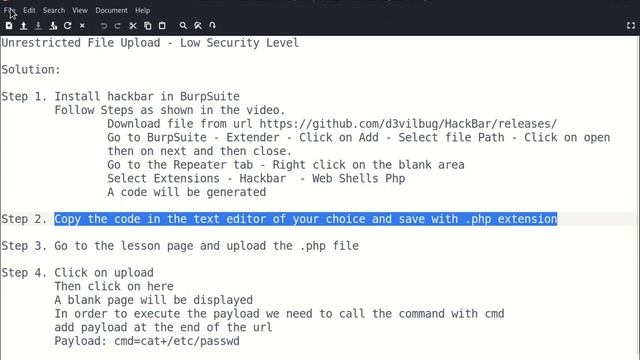 BWAPP Unrestricted File Upload