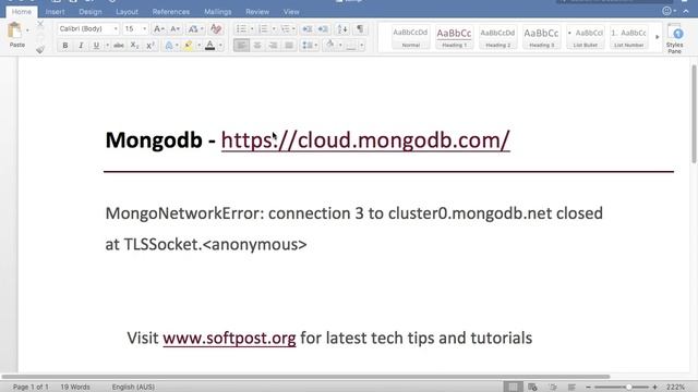 MongoNetworkError connection 3 to cluster0 mongodb net closed heroku app error cloud mongodb com смотреть онлайн