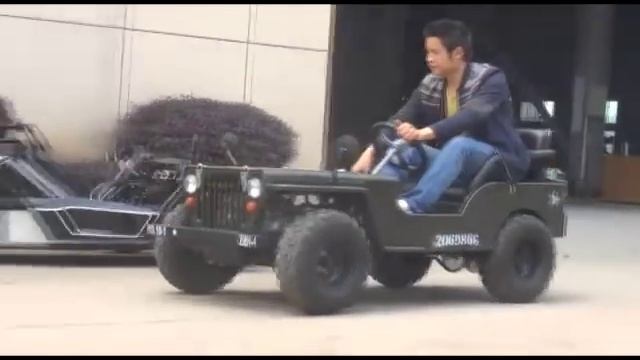 110cc & 150cc Kids Mini Jeep Willys in Factory смотреть онлайн