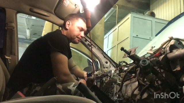 Ремонт заслонок печки Тойота Королла 121 кузов смотреть онлайн