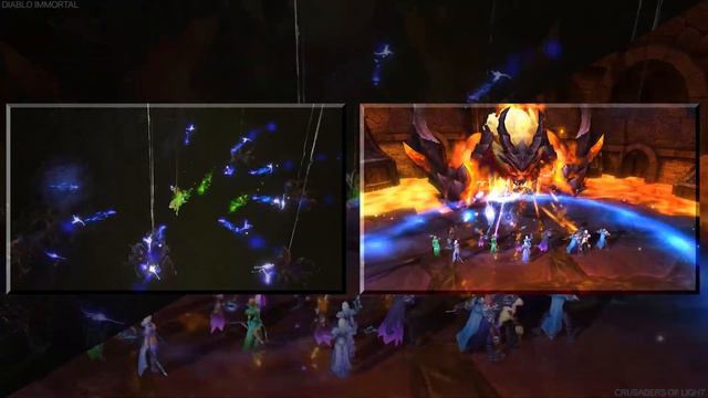 Diablo Immortal Vs. Crusaders of Light // TRAILER Side By Side Comparison смотреть онлайн