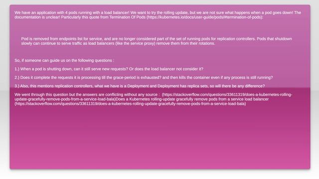 Graceful termination of kubernetes pods смотреть онлайн