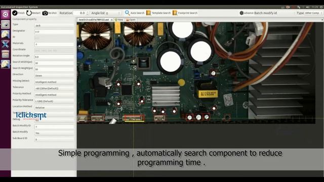 THT components pre-solder AOI machine DA-1200 смотреть онлайн