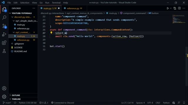 How to code a Discord bot with Buttons! [interactions.py ep2] смотреть онлайн