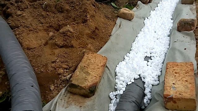 Дренаж на участке без щебня и песка . смотреть онлайн