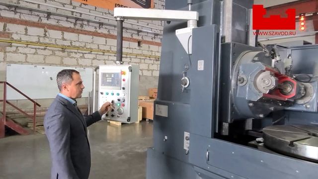 Зубофрезерный станок 53А11 Комсомолец || Russian gear hobbing machine Stanko 53A11 (D=1250 mm) смотреть онлайн