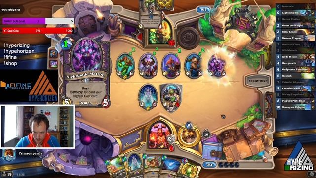 Oracle Rattle Druid IS CRAZY!! | Hearthstone | United in Stormwind | смотреть онлайн