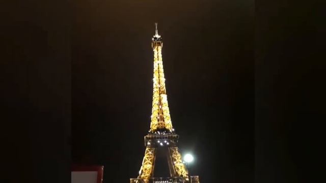 Eiffel Tower⚘Франция. Сверкающая Эйфелева башня в полночь⚘Tour Eiffel Paris. смотреть онлайн