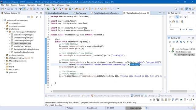 013 Automating DELETE request | REST Assured. API test automation for beginners смотреть онлайн