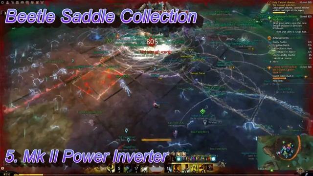 Guild Wars 2 Roller Beetle Mount: Beetle Saddle Collection