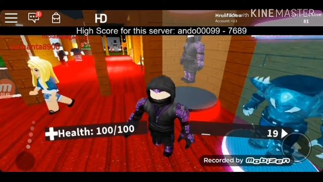 Играем в красную девочку / roblox смотреть онлайн