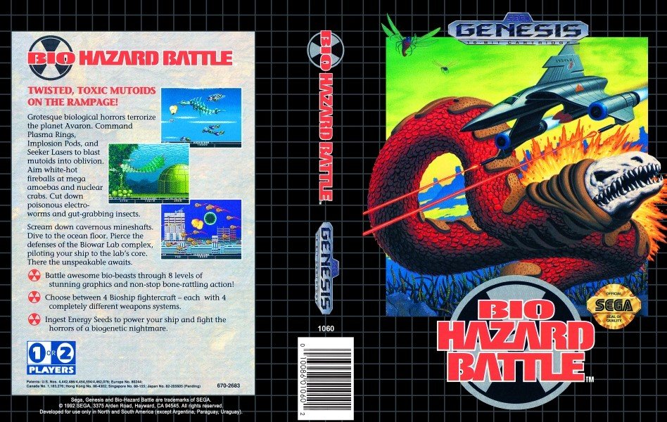 Sega Mega Drive 2 (Smd) 16-bit Bio-Hazard Battle Полное Прохождение