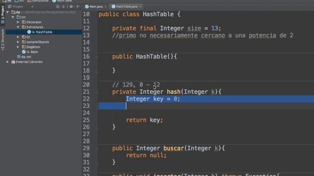 Teoría y hacer función hash - Hash table en Java pt 1 смотреть онлайн