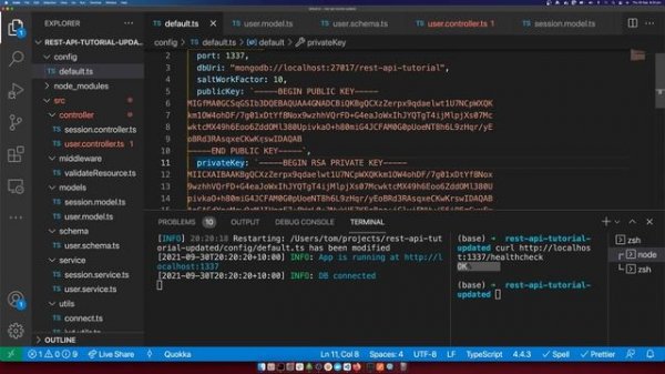 Build a REST API with Node.js, Express, TypeScript, MongoDB & Zod