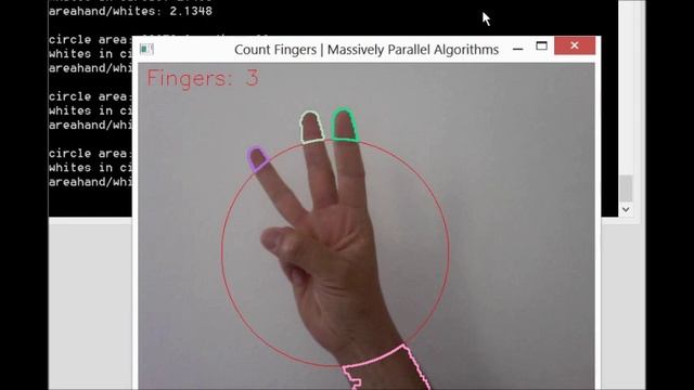 Finger Counting using OpenCV and CUDA смотреть онлайн