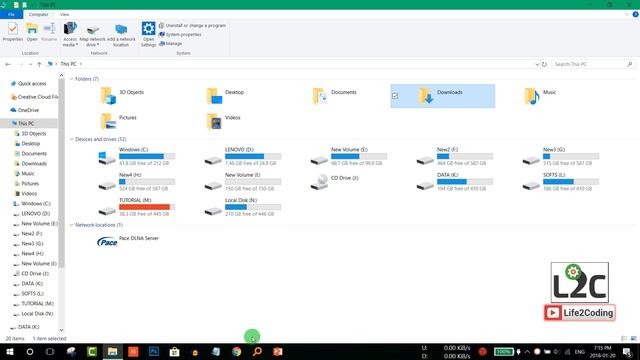 How to Hide The Taskbar Completely in Windows 10, 8, 7 смотреть онлайн