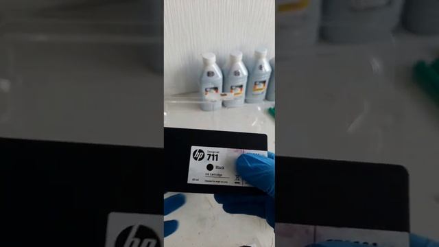 Картриджи HP 711. Отличие Стартовых катриджей... смотреть онлайн