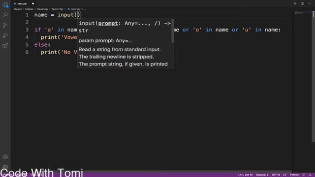 How To Build A Python Program That Prints The Vowels From A Word смотреть онлайн