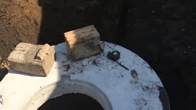Септик из ЖБИ колец с переливом. смотреть онлайн