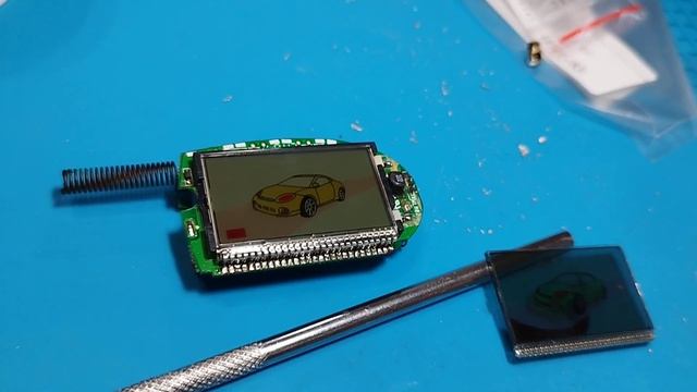 Замена ЖК экрана на брелоке сигнализации Sherchan Magicar 7. смотреть онлайн