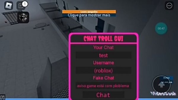 TROLL FAKE CHAT NO ROBLOX KKKK ADMIN SCRIPT